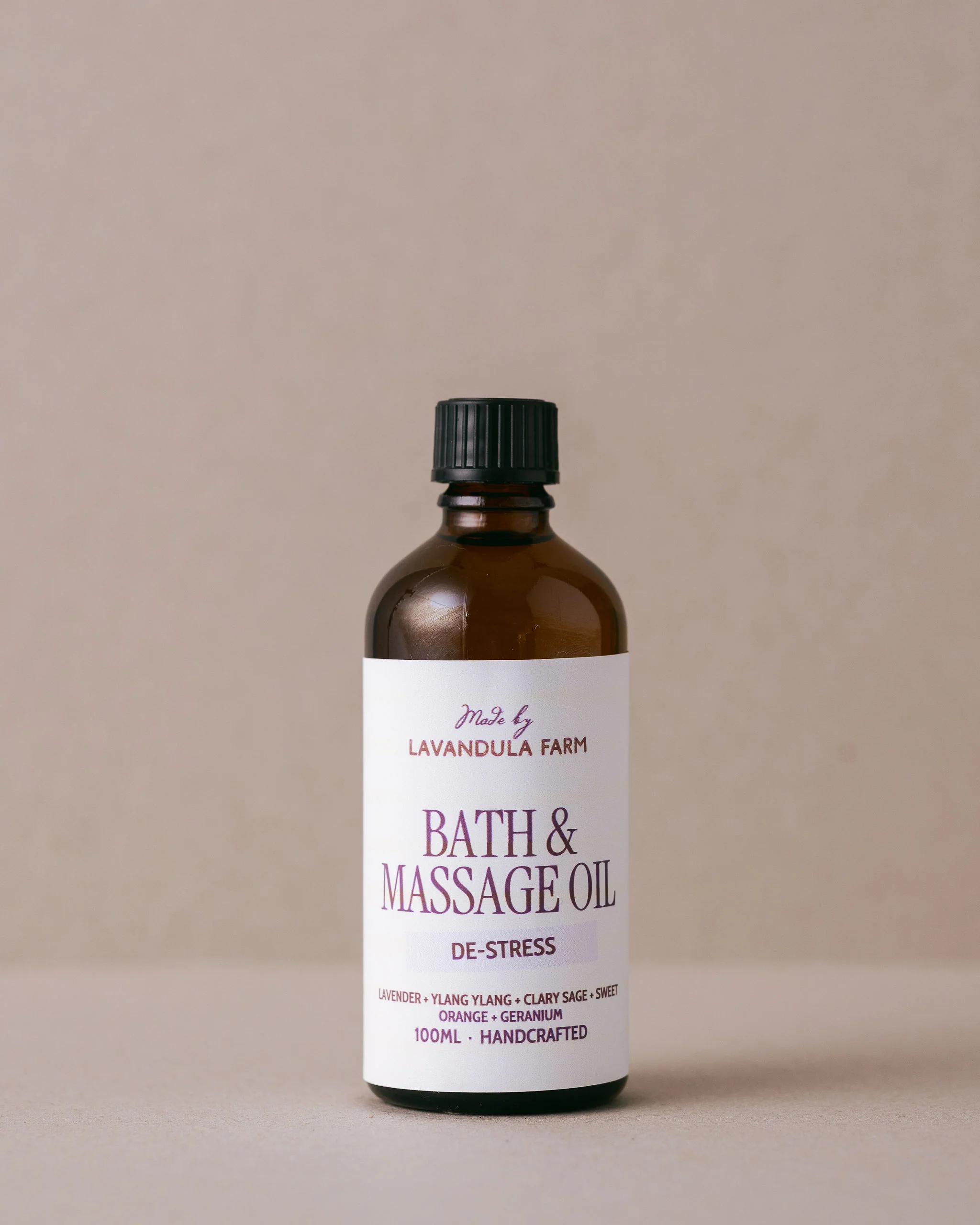 De-Stress Bath & Massage Oil