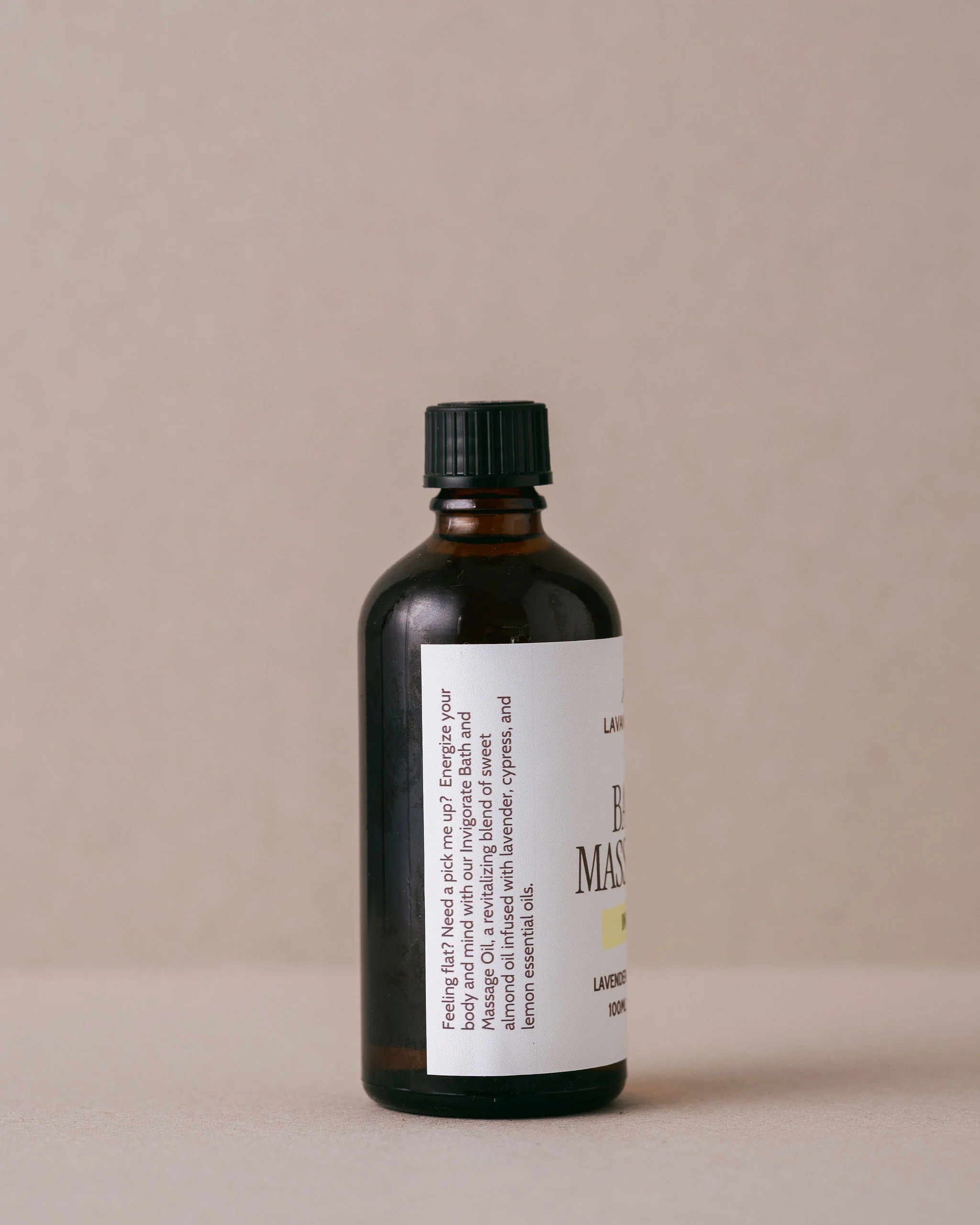 Invigorate Bath & Massage Oil | Lavender + Lemon + Cypress - Image 3