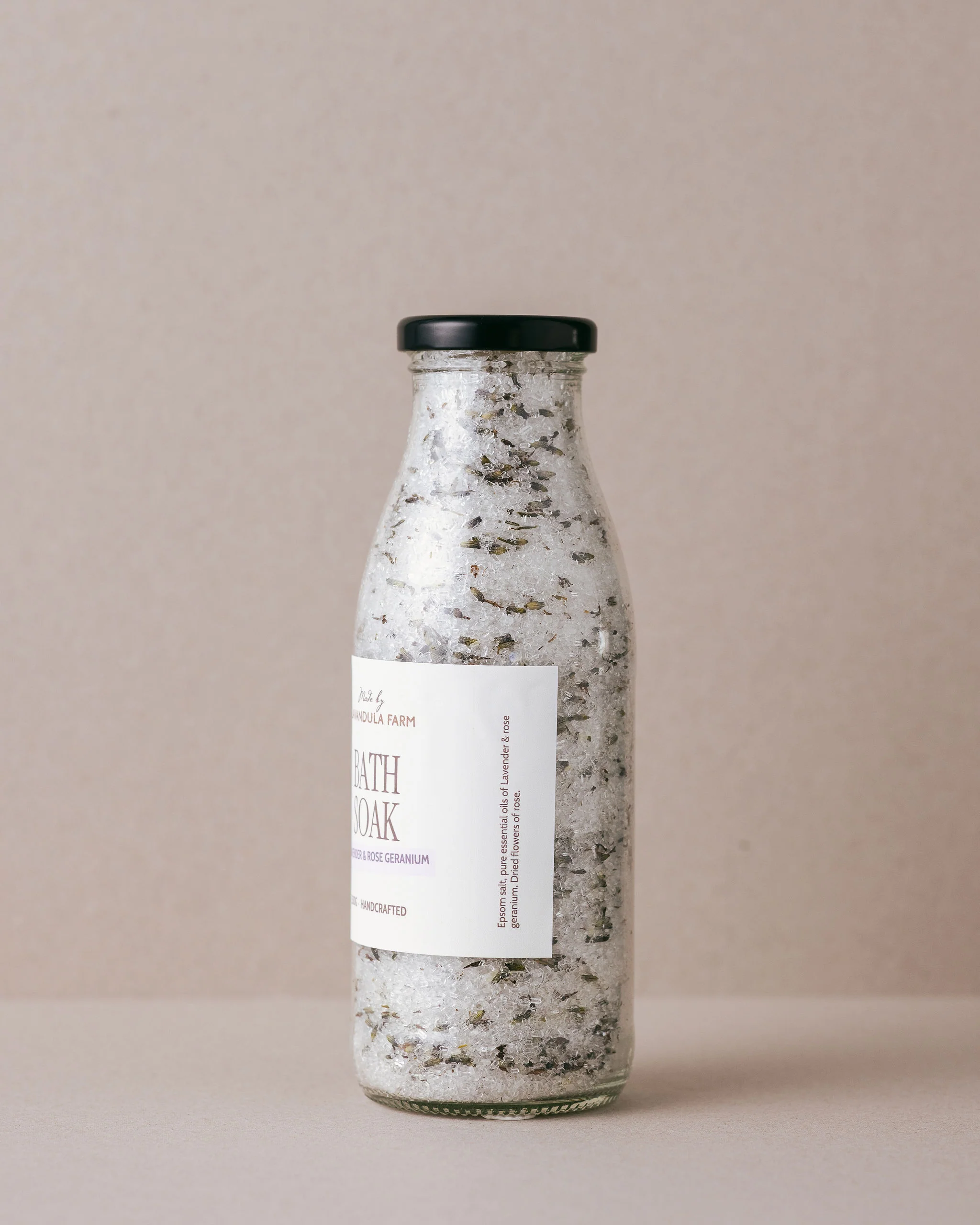 Lavender & Rose Geranium Bath Soak - Image 3