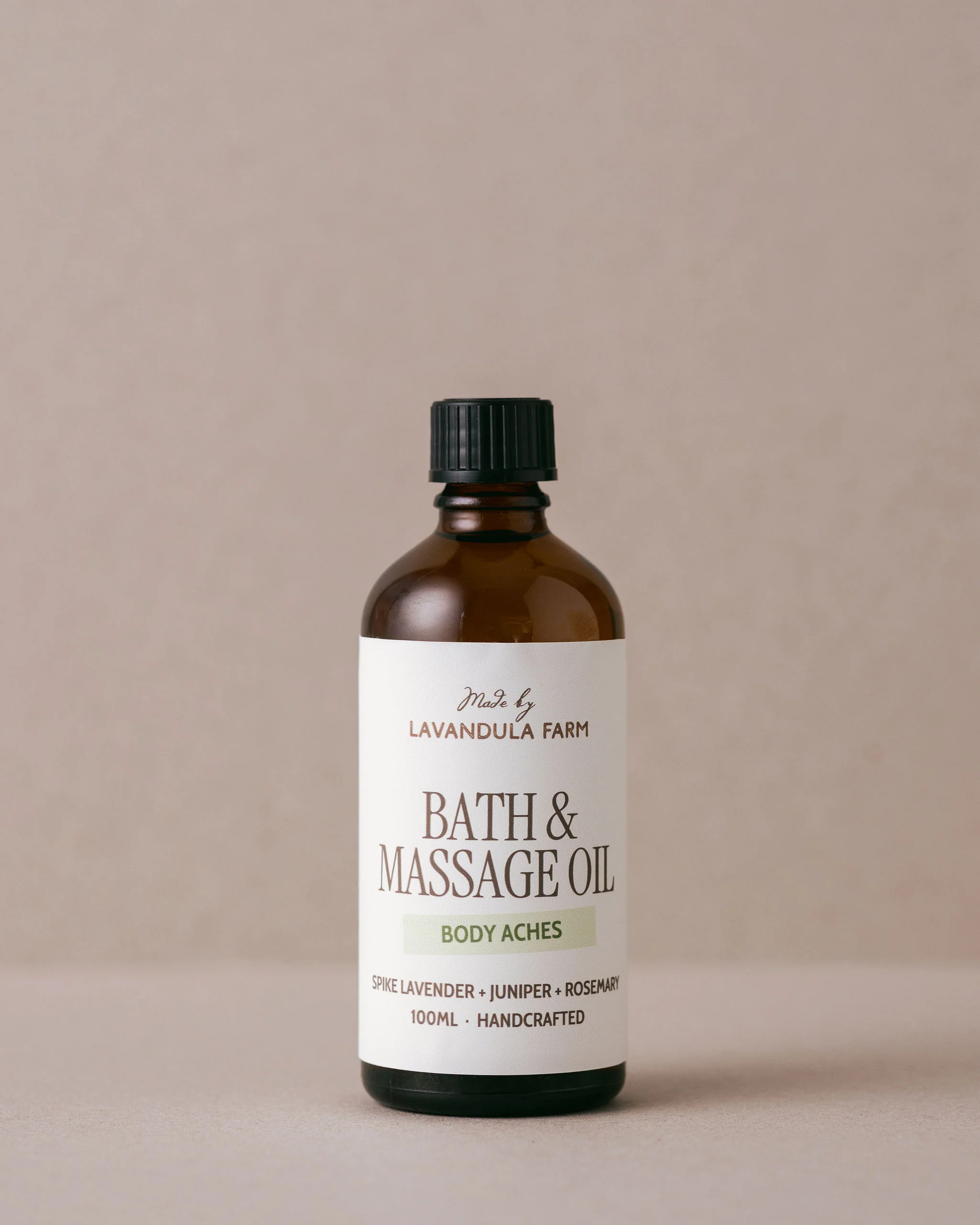 Body Aches Bath & Massage Oil | Spike Lavender, Juniper & Rosemary